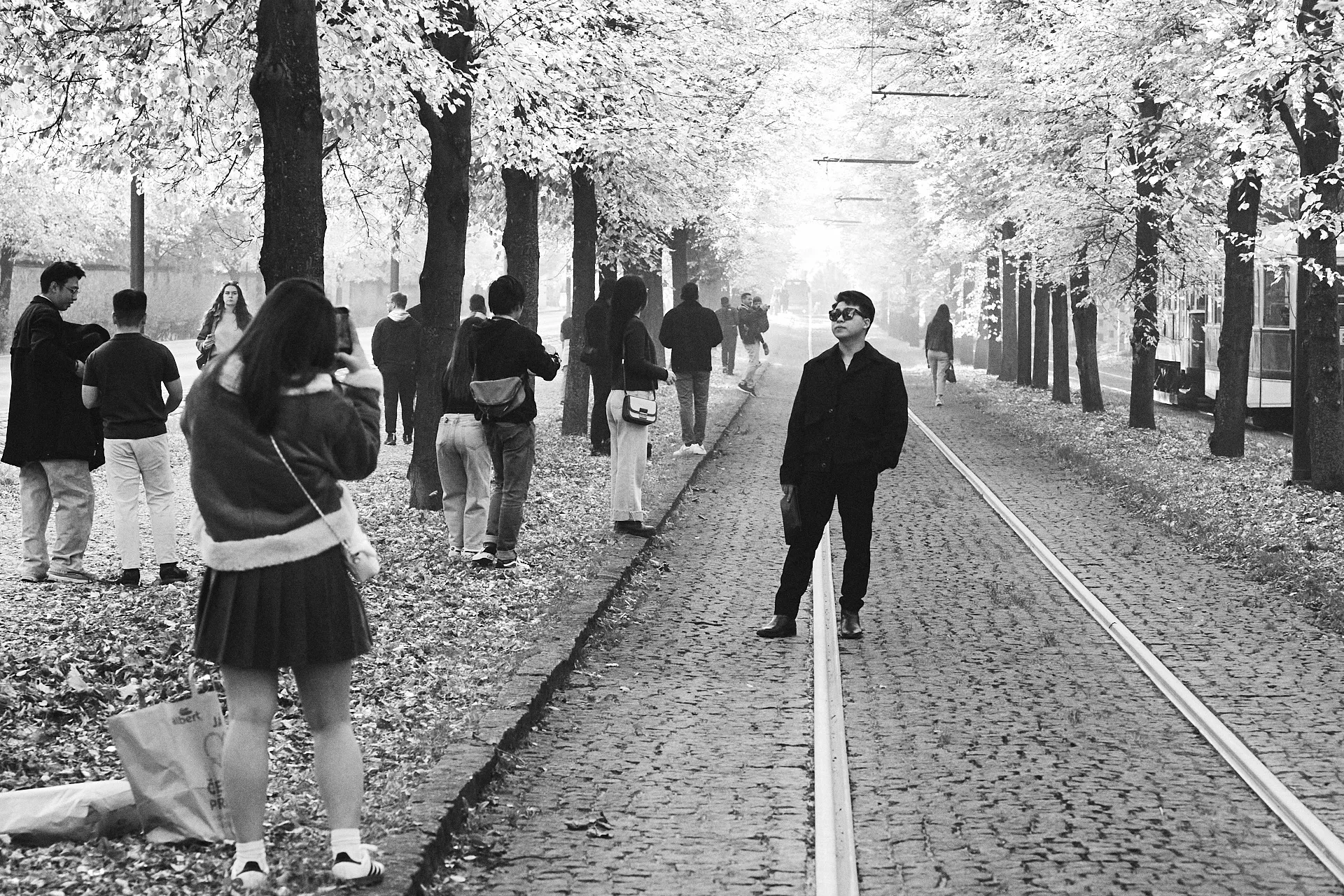 Prague Strangers photograph by Michal Hotovec