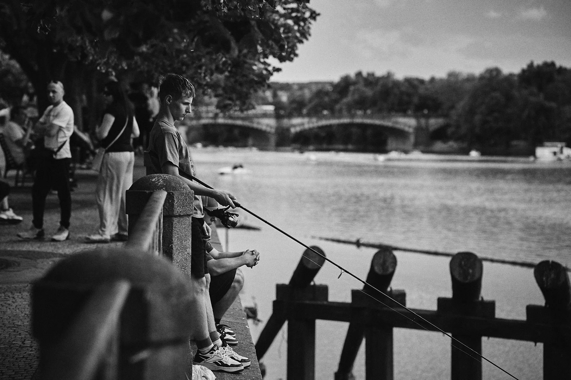 Prague Strangers photograph by Michal Hotovec