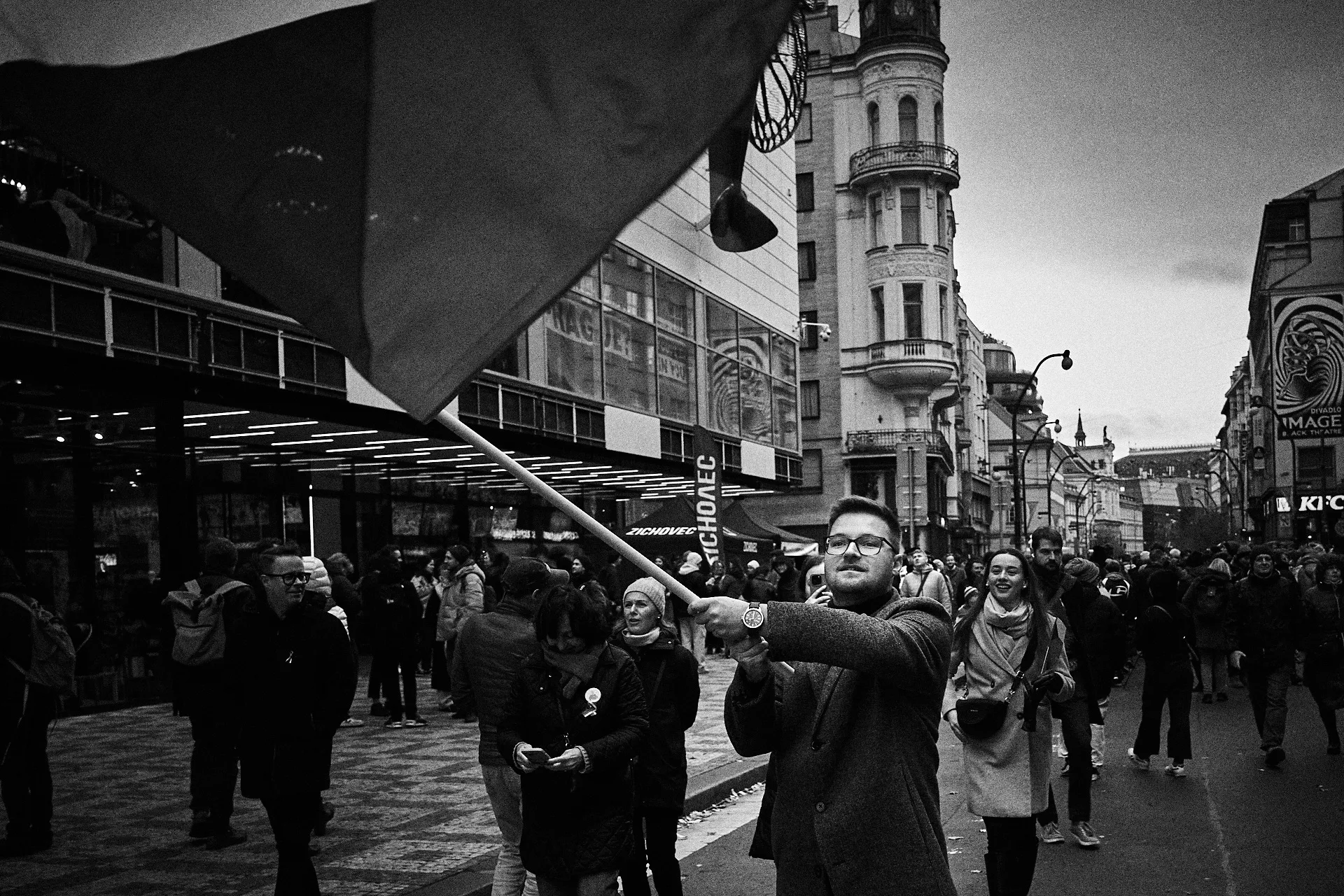 Prague Strangers photograph by Michal Hotovec