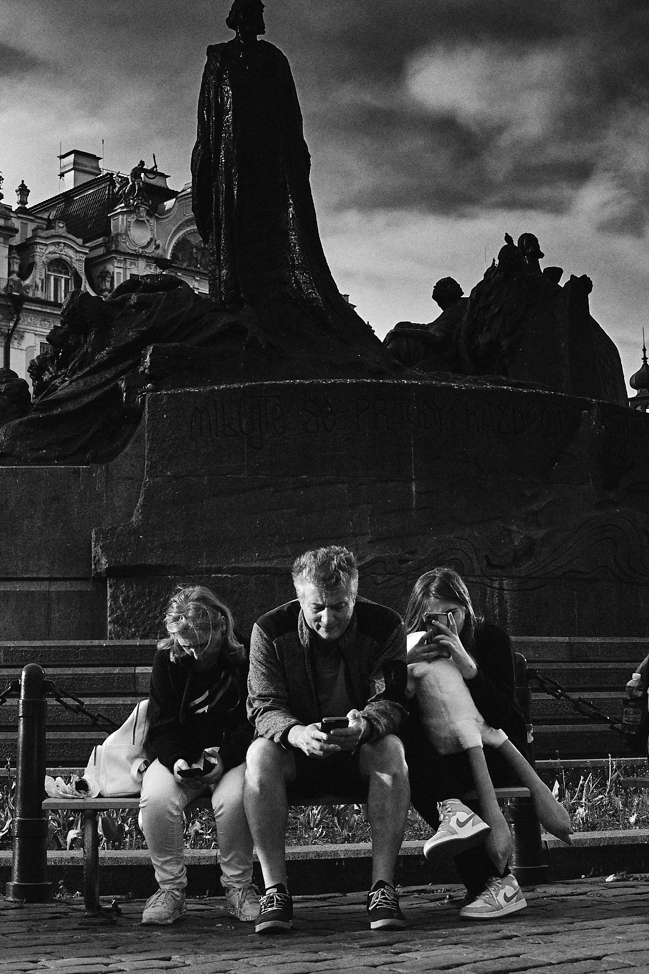 Prague Strangers photograph by Michal Hotovec