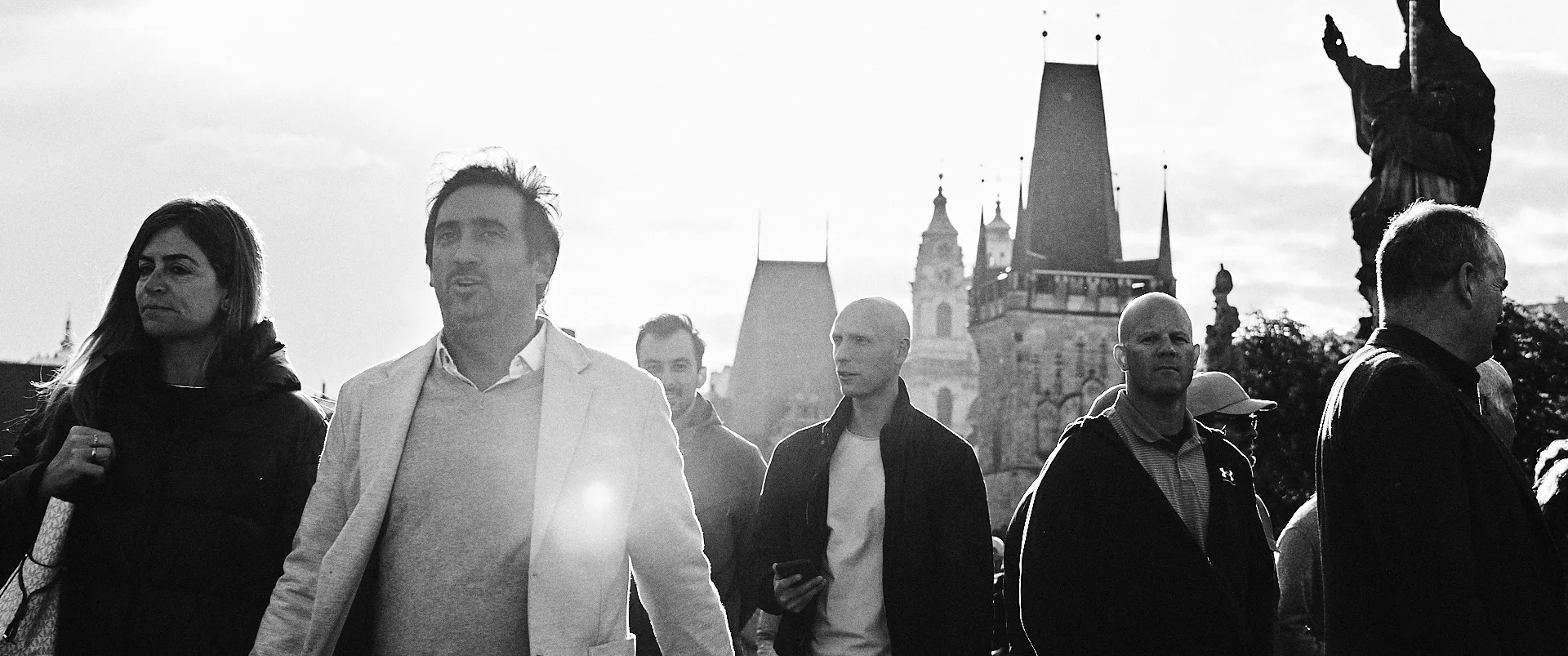 Prague Strangers photograph by Michal Hotovec