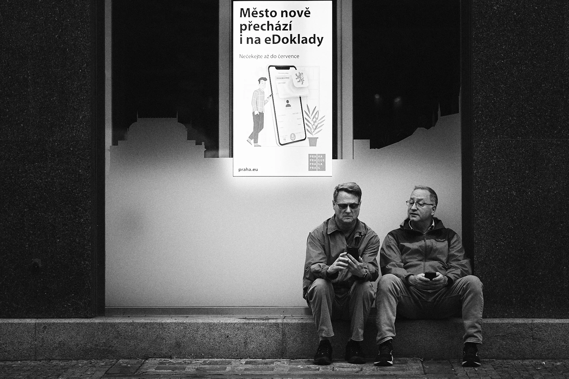 Prague Strangers photograph by Michal Hotovec