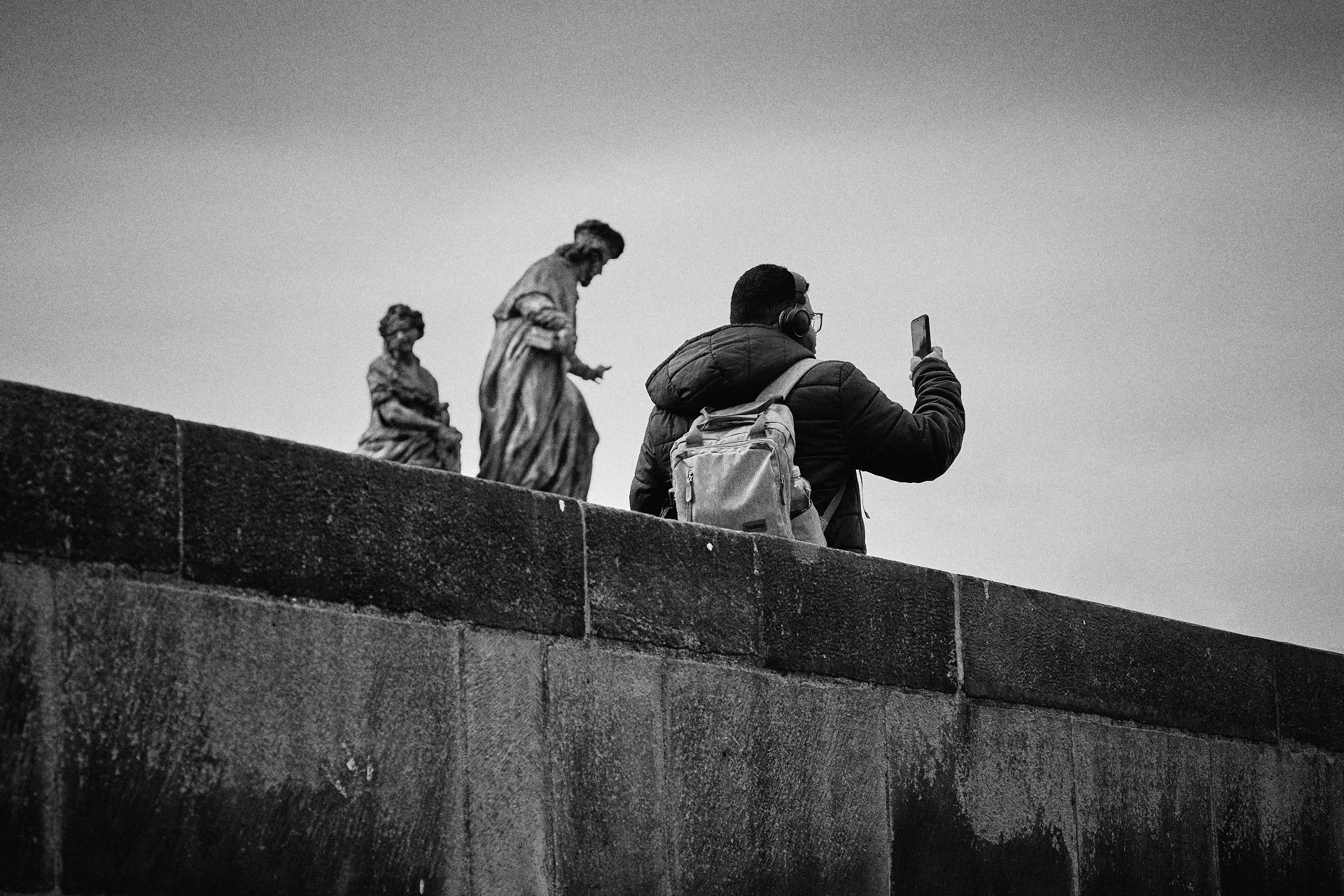 Prague Strangers photograph by Michal Hotovec